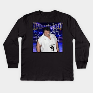 CAPTAIN LOU ALBANO Kids Long Sleeve T-Shirt